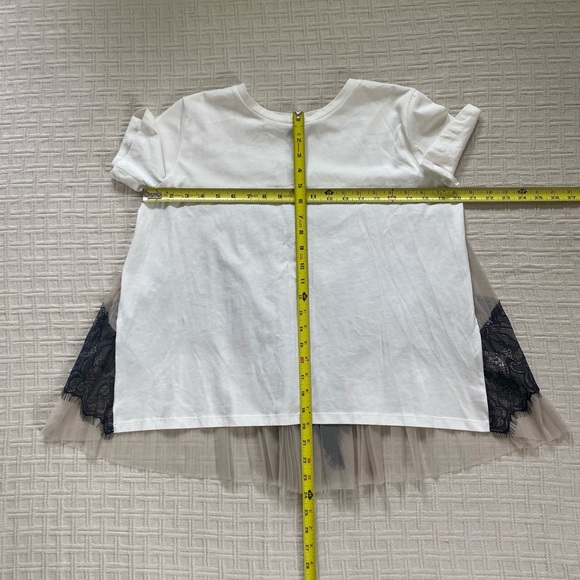 Zara white lace top. - Picture 5 of 7